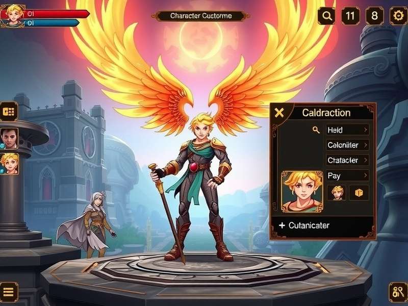 Divine Temple Odyssey Gameplay Screenshot